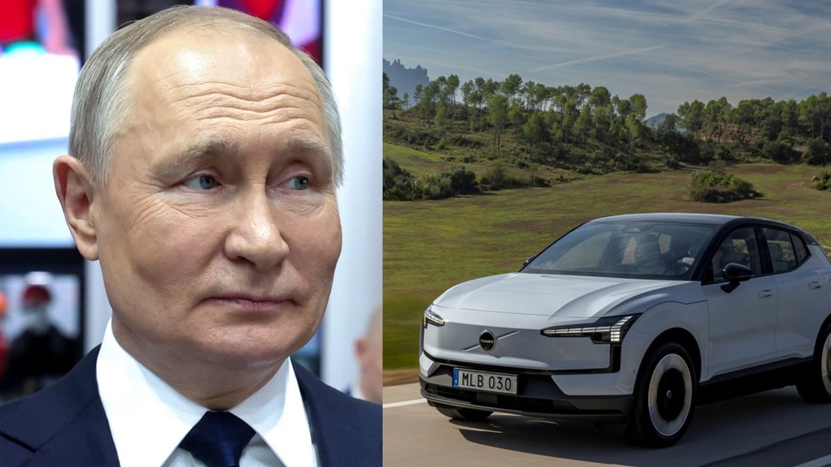 Vladimir Putin och Volvo EX30